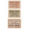 Ausztria Notgeld Regau 10-20-50 Heller 1920 Teljes sor!