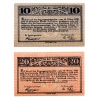 Ausztria Notgeld Sankt Florian 10-20 Heller 1920