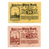 Ausztria Notgeld Sankt Pölten Alois Roth 10-20 Heller 1920