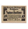 Ausztria Notgeld Windegg 10 Heller 1920