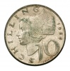 Ausztria ezüst 10 Schilling 1966