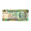 Barbados 5 Dollár Bankjegy 2007 P67b