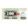 Bosznia-Hercegovina 100000 Dinár Bankjegy 1993 P56b Travnik