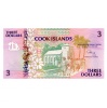 Cook-szigetek 3 Dollár Bankjegy 1992 P7a