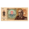 Csehszlovákia 10 Korona Bankjegy 1986 P94c V sorozat