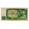 Csehszlovákia 100 Korona Bankjegy 1961 P91 P sorozat