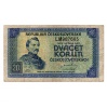 Csehszlovákia 20 Korona Bankjegy 1945 P61a