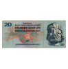 Csehszlovákia 20 Korona Bankjegy 1970 P92a F sorozat