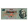 Csehszlovákia 20 Korona Bankjegy 1970 P92c L sorozat