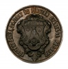 Dunagőzhajózási Társaság Millenniumi öntöttvas érem 1896 Pécs