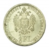 Ferenc József 1/4 Florin 1863 V