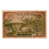 Francia Indokína 20 Cent Bankjegy 1939 P86d