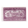 Fülöp-szigetek NEGROS ORIENTAL 10 Piso Official Cash Tickets