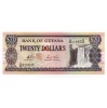 Guyana 20 Dollár Bankjegy 1996 P30d