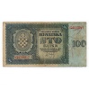 Horvátország 100 Kuna Bankjegy 1941 P2a F