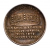 I. Ferdinánd Koronázási zseton 1838 Milánó