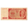 Lengyelország 100 Zloty Bankjegy 1948 P139b M139e keret nélkül