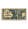 Malájföld Japán megszállása 10 Dollár Bankjegy 1942 PM7c