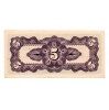 Malájföld Japán megszállása 5 Cent Bankjegy 1942 PM2b