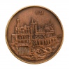 MÉE Mátyás király bronz emlékérem 1974 Budapest