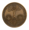 MÉE IV. Vándorgyűlés bronz emlékérem 1973 Budapest