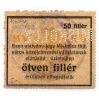 Miskolc 50 Fillér utalvány