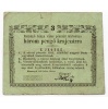 Rozsnyó 3 Pengő krajczárra Pénztári utalvány 1849