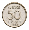 Svédország ezüst 50 Öre 1953 TS