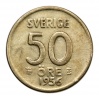 Svédország ezüst 50 Öre 1956 TS
