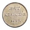 Szabadságharc 6 Krajcár 1849 N-B gVF