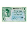 Thaiföld 1 Baht Bankjegy 1946 P63-22