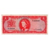 Trinidad és Tobago 1 Dollár Bankjegy 1964 P26b A1 sorozat