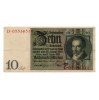 Weimari Köztárság 10 Márka Bankjegy 1929 Berlin
