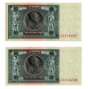 Weimari Köztárság 10 Márka Bankjegy 1929 Berlin sorszámkövető