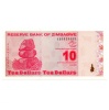 Zimbabwe 10 Dollár Bankjegy 2009 P94