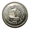 USA Sutro Tunnel Virginia City 1859-1980 ezüst emlékérem