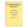 Numizmatikai Közlöny 84-85. évfolyam 1985-1986